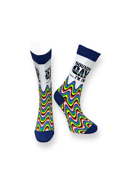 Mevo Unisex Patterned Socks