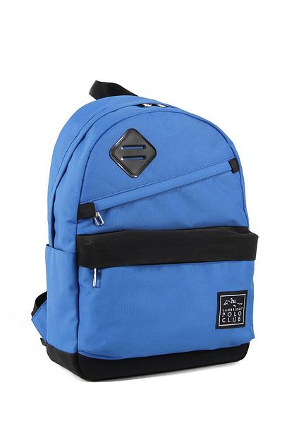 Cambridge Polo Club Unisex Blue School Bag - 3 Compartments, Cpc3011.004