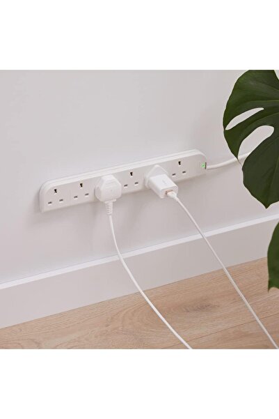 Belkin E-Series 6 Socket, 1-Metre SurgeStrip, Surge Protector, Power Extension Cord
