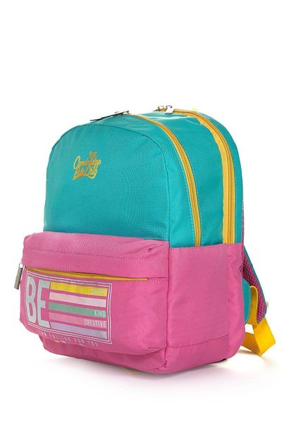 Cambridge Polo Club Unisex Children's Kindergarten Bag - Be Happy with Front Pocket