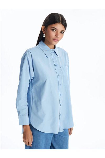 LC Waikiki Tunica cămașă pentru femei LCW Modest uni oversize