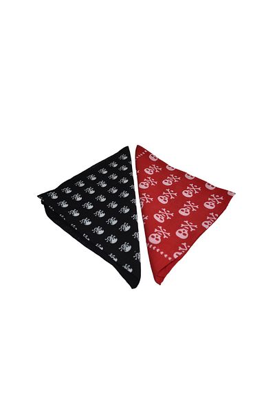 YELPAZE DÜNYASI Σετ κρανίου Bandana 2 τεμαχίων