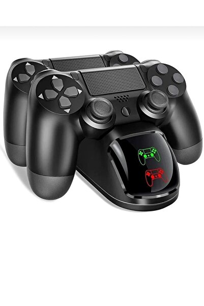 CRKTEKNOLOJİ Ps4 Dualshock 4 Uyumlu  Led Göstergeli Sarj Istasyonu