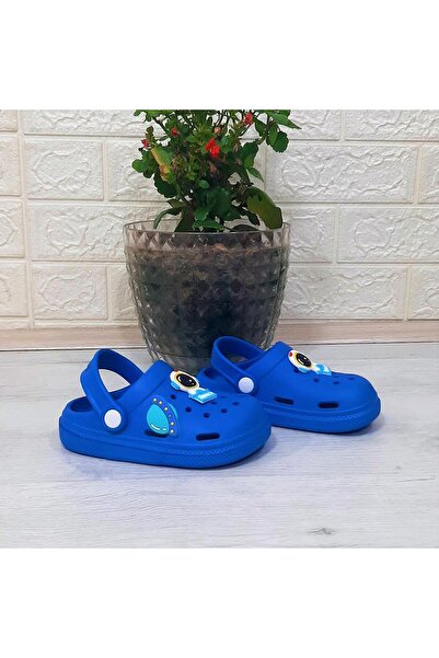 Calx 9080 Blue crks Happy - Papuci casual pentru piscină și plajă pentru băieți