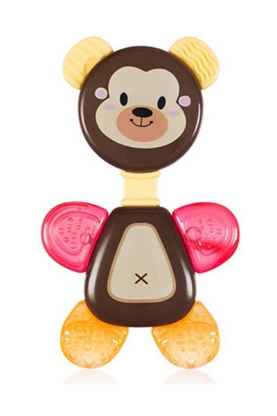 Bebedor Brown Panda - 518 Model Rattle Water Teether