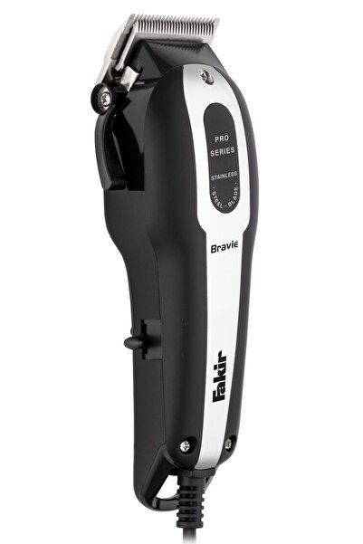Fakir Yok Pro Bravie Saç Kesme Makinesi Kablolu 2 Yıl Sakal 1-3 Resmi Distribütör Garantili Siyah Islak v