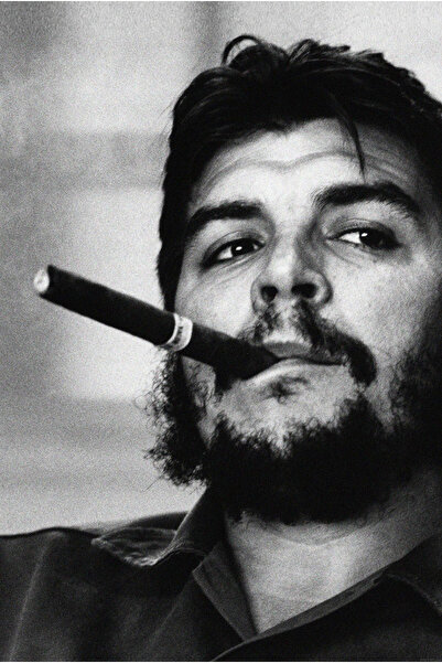 hediyeniburadabul Poster din lemn cu design Che Guevara