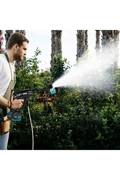 DYNAMİC MAX 988V DX Çift Akülü Şarjlı Yüksek Basınçlı Oto Araba Bahçe Yıkama Ve Temizleme Tabancası Makinesi