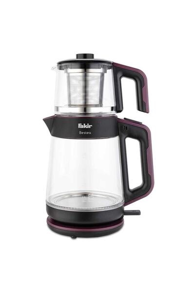 Fakir ماكينة صنع الشاي باللون الأسود والبنفسجي