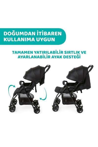 Chicco Ohlala 3 Bebek Arabası Grey Mist