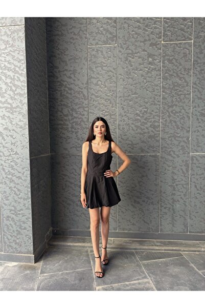 gdkdesignstudıo SİYAH BALON ELBİSE