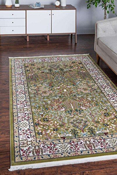Angorahome Ethnic Makine Halısı 1529ys (300X300 ÖLÇÜSÜ YUVARLAKTIR)