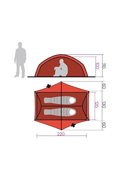 HANNAH Tercel 2 Ultralight 5 Mevsim Unisex Çadır