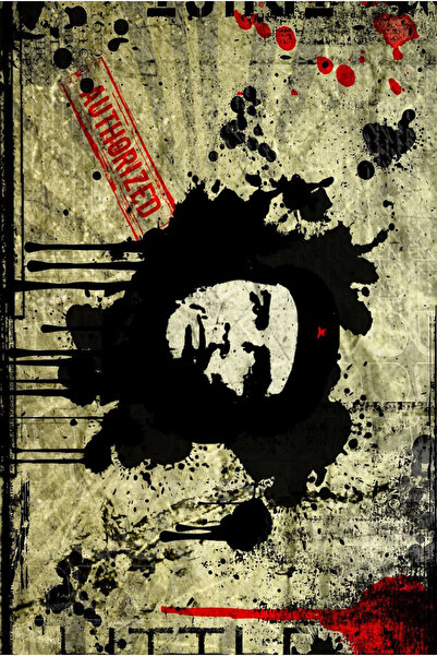 hediyeniburadabul Ξύλινη αφίσα με σχέδιο του Τας Γκεβάρα