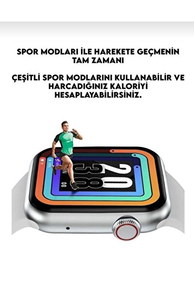 Vaiquela Akıllı Saat Bayan-erkek- T500 Pro Siyah