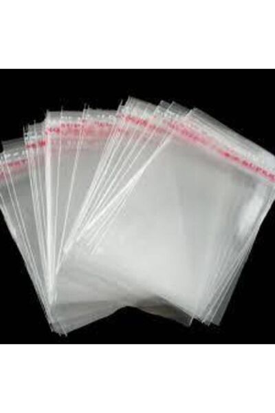 linka 30 Cm X 45 Cm Şeffaf Bantlı Yapışkanlı Jelatin Poşet 25 Adet Opp