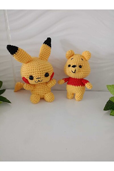 designbyoykum لعبة بيكاتشو وWinniethepooh - محبوكة يدويًا