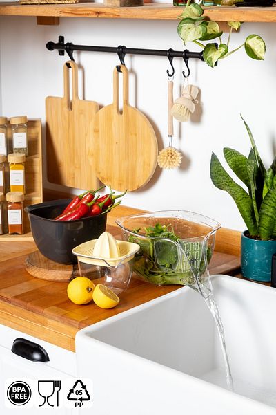 Nandy Home 3 Piece Kitchen Set - Strainer and Lemon Squeezer