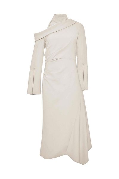 KAMEYA Off Shoulder Button Detailed Dress - 24w40376