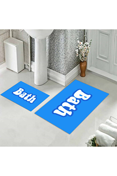 Evmila Σετ χαλάκια μπάνιου με σχέδια, μαλακά και ανθεκτικά - Πλένονται στο πλ...