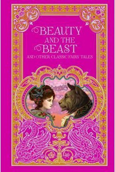 Barnes & Noble Classic حكايات خرافية كلاسيكية غير قابلة للتفكير والذكاء - الجمال والوحش (حقيبة جلدية)