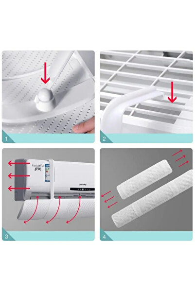 SZ MASTER -Ayarlanabilir Klima Hava Yönlendirme Aparatı Hava Çarpmaması İçin ...