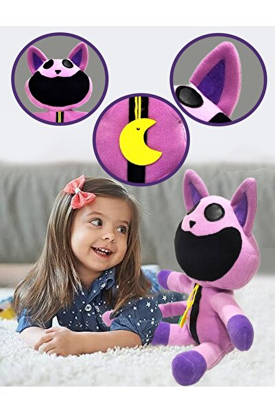 Pufline Poppy Play Time Catnap Pelüş Oyuncak 50 Cm Büyük Boy