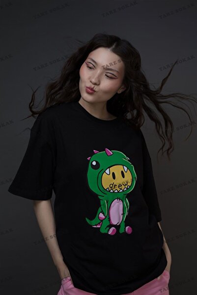 Tarzsokak Crna unisex majica Drew Monster