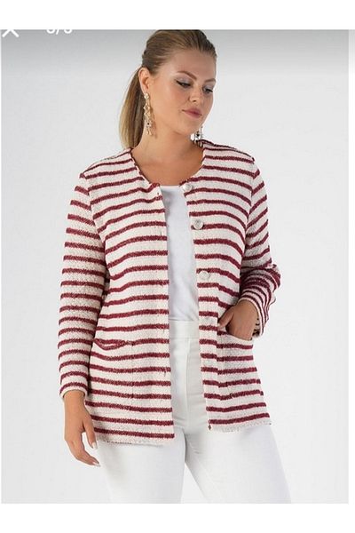 MAXLEVEL MODA Jacket Knitwear Jacket Cardigan