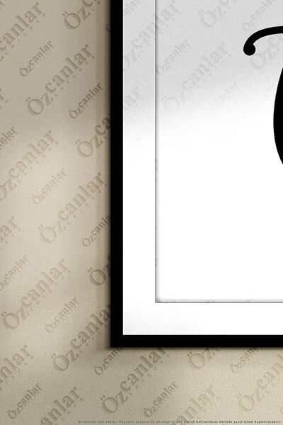 ÖZCANLAR ÇERÇEVE Coffee Temalı Çerçevesiz Çerçeve Görünümlü 1 Parça Mdf Duvar Tablo Tekli Mdf Tablo Set