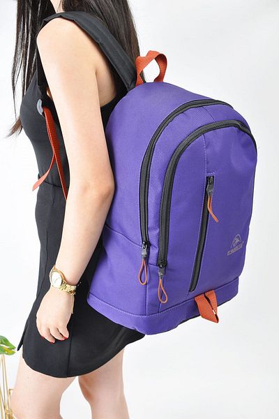 AGOÇANTA Purple Unisex Backpack And School Bag