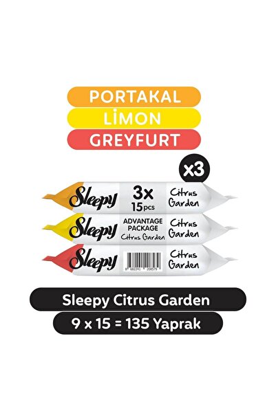 Sleepy Citrus Garden Cep Mendili 9x15 (135 YAPRAK)