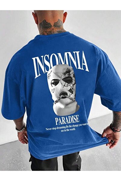 CAST COLLECTİON Tricou pentru bărbați cu imprimeu Blue Paradise
