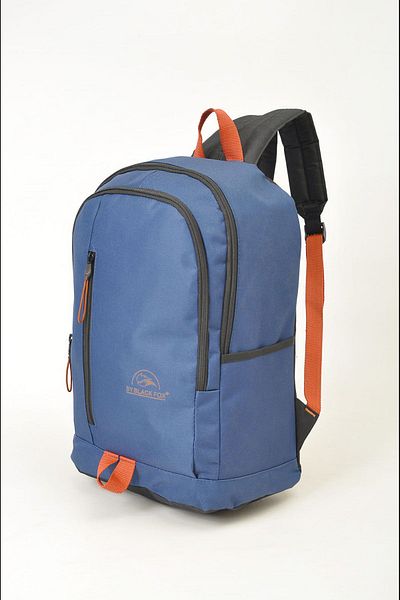 AGOÇANTA Navy Blue Unisex Backpack and School Bag