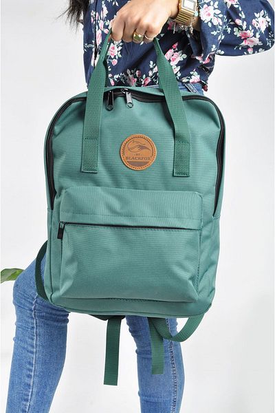 AGOÇANTA Khaki Unisex Backpack and School Bag with Laptop Compartment