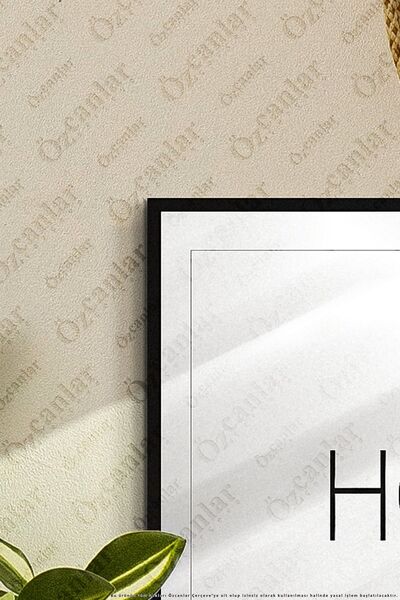 ÖZCANLAR ÇERÇEVE Home Sweet Home Temalı Çerçevesiz Çerçeve Görünümlü 1 Parça Mdf Duvar Tablo Tekli Mdf Tablo Set