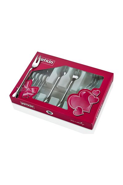 Yetkin Heart Lemon Fondue Fork 12 Pieces Fork