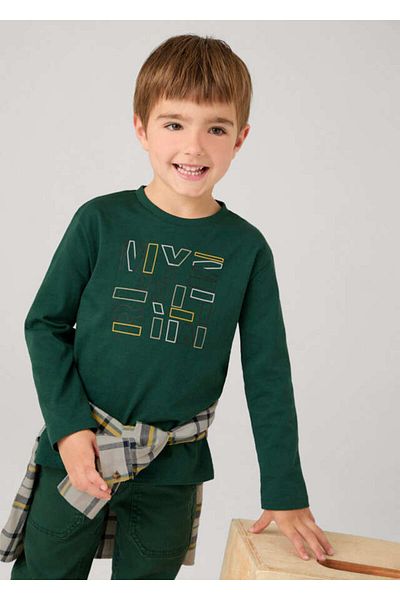 MAYORAL Tricou de bază cu mânecă lungă pentru băiat 173