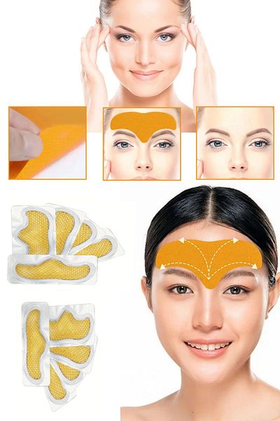 QNİAY 1pc Collagen Mask - Forehead and Eyebrow Area Line Lifting, Face and Skin Care