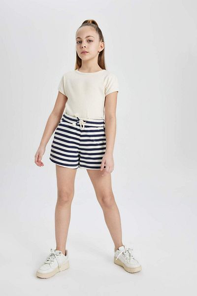 DeFacto Girl's Striped Shorts A2466a823hs