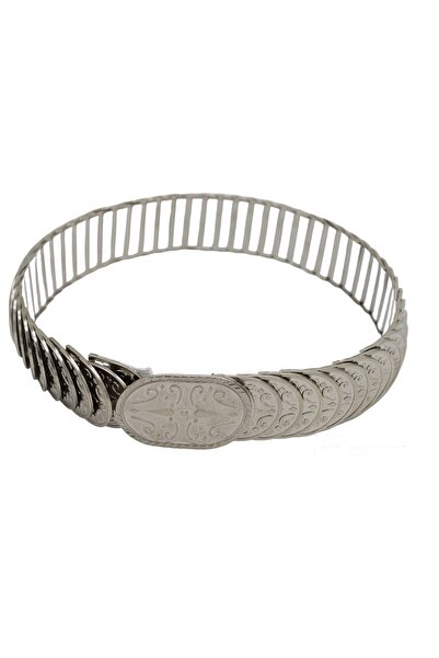 Anatolia Gümüş Renk Metal Lastikli Kına Gecesi Için Kaftan ,bindallı Gelin Ke...