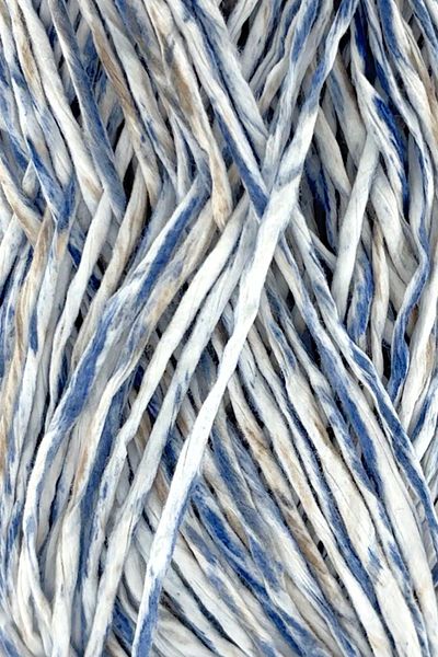SENSY Premium Softee Raffia - Multicolored Soft Raffia Rope Paper, Rope Marbled and Hand Knitting Rope Hobby Rope Ocean