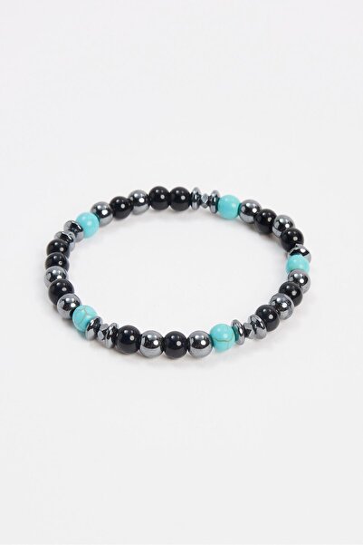 Tudors سوار أسود من الحجر الطبيعي للجنسين