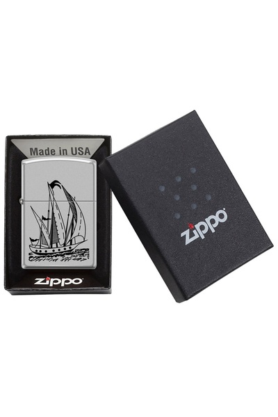 Zippo Turkish Sailing Ship - Türk Yelkenlisi Dizayn Çakmak