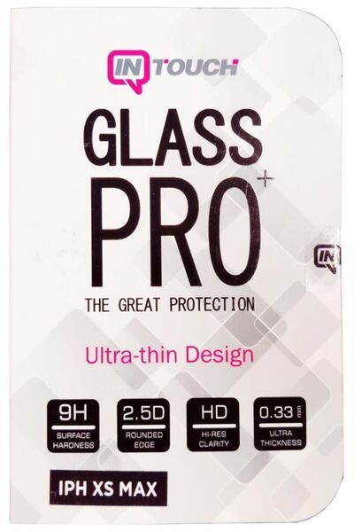 Touch intouch Glass Pro+ iphone XS Max 9H Ekran Koruyucu