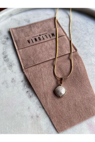 Miltonia Moonstone Natural Stone Necklace