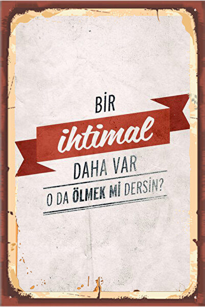 hediyeniburadabul Ξύλινη αφίσα με σχέδιο TSM