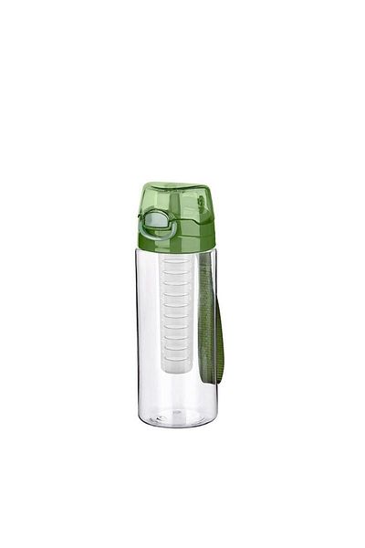 EbruliHomeArt Green Detox Flask - 700 ml Locking Water Bottle