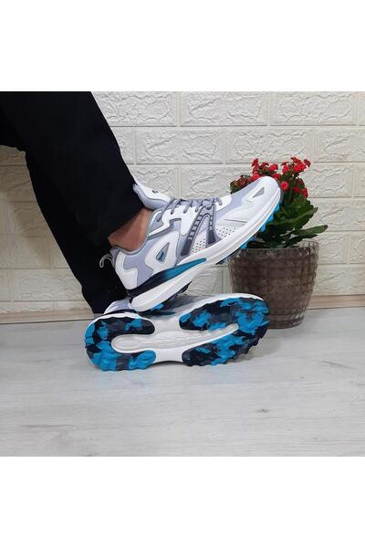 Jump 29725 Біло-сірі чоловічі спортивні кросівки - анатомічна внутрішня підошва