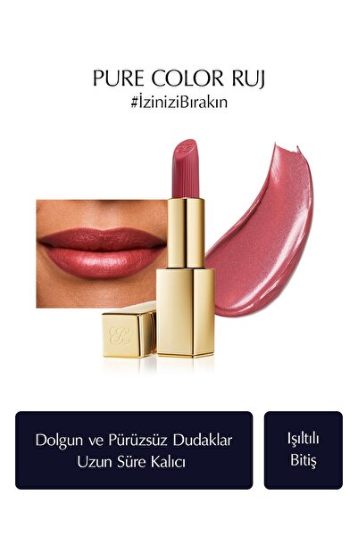 Estee Lauder Işıltılı Bitişli Hi-Lustre Ruj - Pure Color Hi-Lustre Lipstick -...